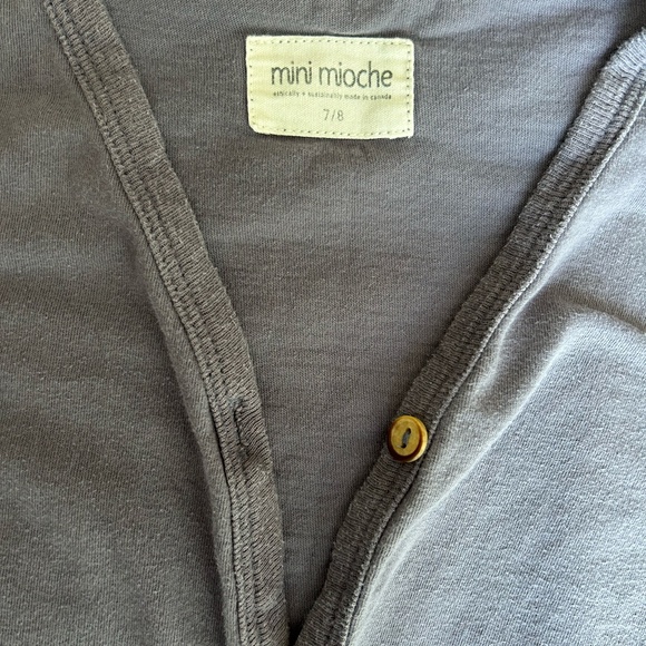 Kids Mini Mioche Organic Cotton Cardigan (size 7/8) - Picture 4 of 9